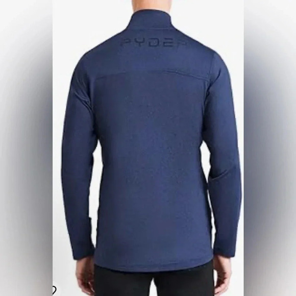 Spider Men’s Active Sports Quarter Zip Pullover Blue/Black Like New Size XXL - Picture 2 of 11